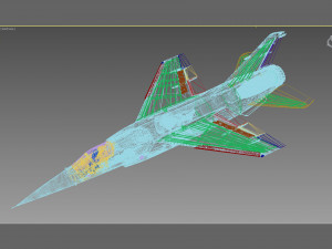 Dassault Mirage F-1 C Model 3D