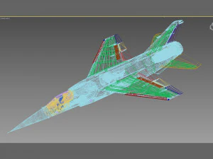 Dassault Mirage F-1 C Modello 3D