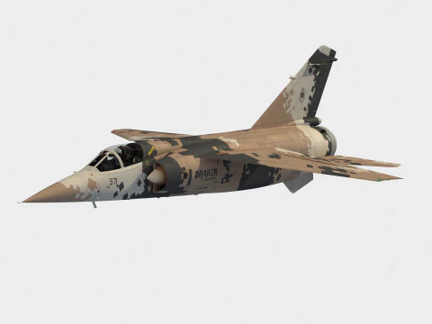 Dassault Mirage F-1 C Modelo 3D