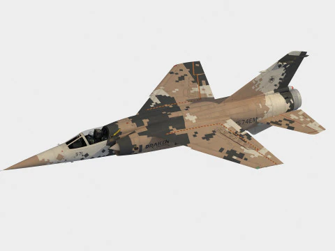 Dassault Mirage F-1 C Modello 3D