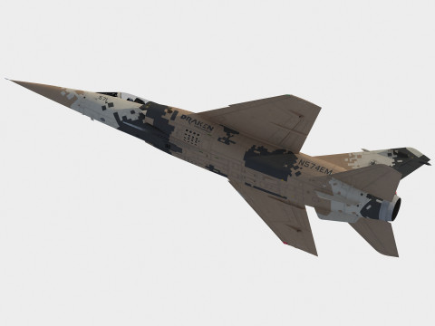 Dassault Mirage F-1 C 3D मॉडल