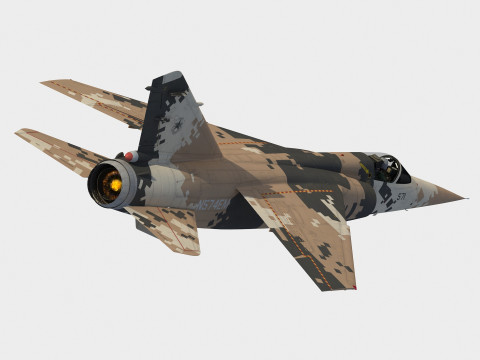 Dassault Mirage F-1 C 3D मॉडल