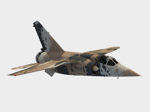 Dassault Mirage F-1 C 3D मॉडल