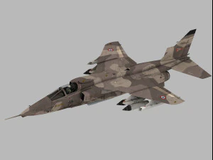 Sepecat Jaguar versione francese Modello 3D