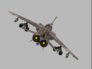 Sepecat Jaguar versione francese Modello 3D
