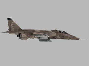 Sepecat Jaguar versione francese Modello 3D