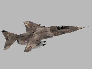 Sepecat Jaguar versione francese Modello 3D