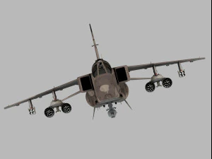 Sepecat Jaguar versione francese Modello 3D