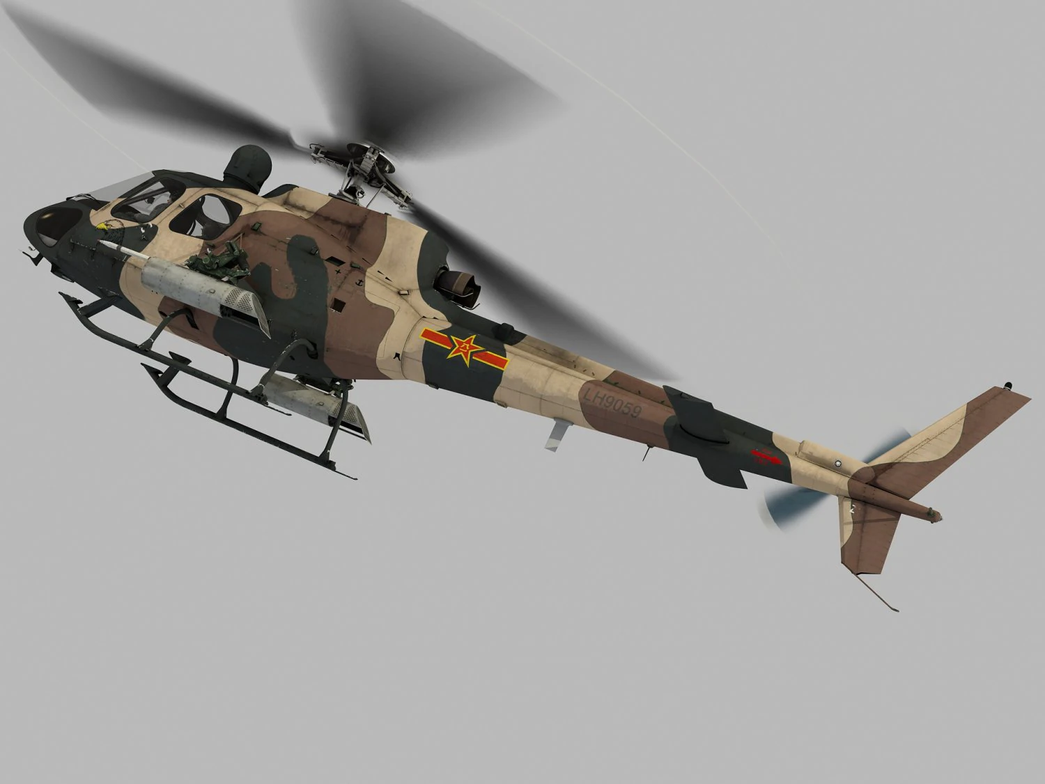Changhe Z-11 WA 3D Model .c4d .max .obj .3ds .fbx .stl .blend 