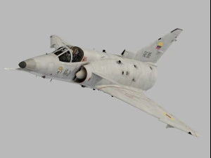 IAI Kfir C2 Modelo 3D