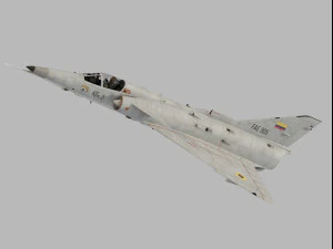IAI Kfir C2 Modello 3D