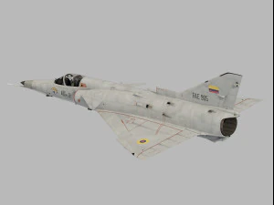 IAI Kfir C2 Modello 3D