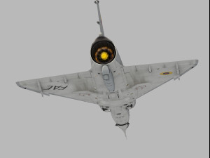 IAI Kfir C2 Modelo 3D