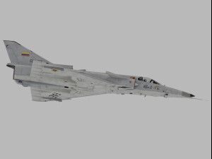 IAI Kfir C2 Modelo 3D