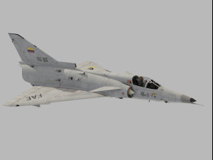 IAI Kfir C2 Modelo 3D