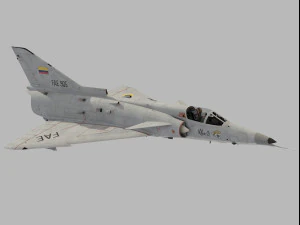IAI Kfir C2 Modello 3D