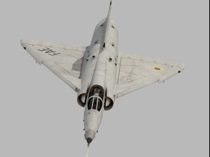 IAI Kfir C2 Modelo 3D