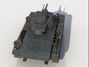 SdKfz 141 Panzer III Ausf F 3D Model