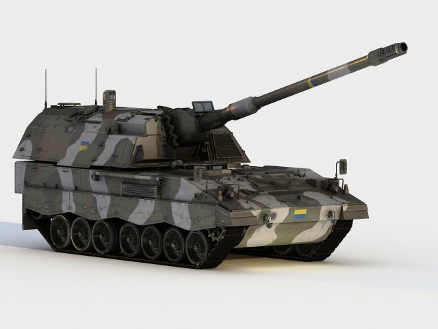 Pzh-2000 3D मॉडल .c4d .max .obj .3ds .fbx .stl .blend 