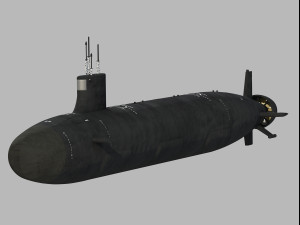 Virginia class submarine 3D Model