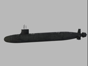 Virginia class submarine Modelo 3D