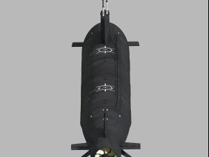 Okręt podwodny klasy Virginia Model 3D