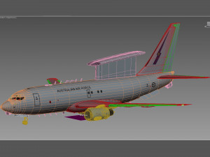 Boeing E-7A Wedgtail Modelo 3D
