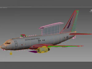 Boeing E-7A Wedgtail 3D Model