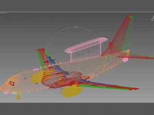 Boeing E-7A Wedgtail Modelo 3D
