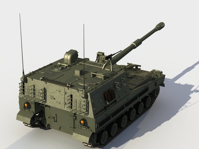 K-9 Thunder 3D Model .c4d .max .obj .3ds .fbx .lwo .lw .lws