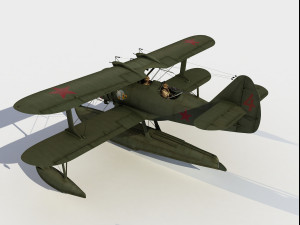 Beriev Be-2 Modelo 3D