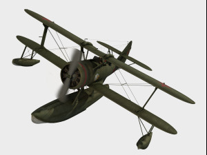 Beriev Be-2 Modelo 3D