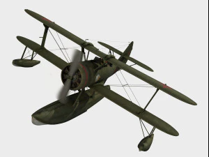 Beriev Be-2 3D Model