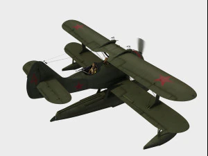 Beriev Be-2 3D Model