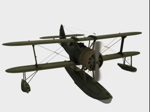Beriev Be-2 Modelo 3D