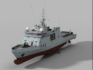P44 Rayo BAM class patrol vessel 3D Model