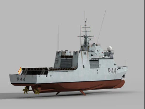 P44 Rayo BAM class patrol vessel 3D Model