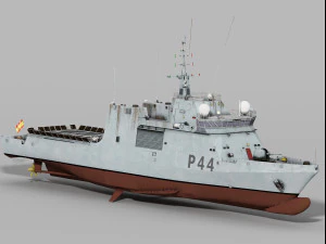 P44 Rayo BAM class patrol vessel 3D Model