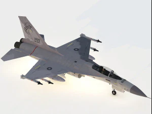 AIDC F-CK-1 Ching Kuo Modello 3D