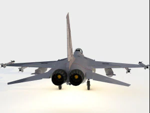 AIDC F-CK-1 Ching Kuo Modello 3D
