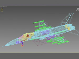 AIDC F-CK-1 Ching Kuo Modello 3D