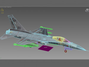 AIDC F-CK-1 Ching Kuo 3D 模型