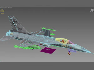 AIDC F-CK-1 Ching Kuo Modello 3D