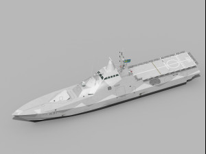 Visby Class Corvette Model 3D