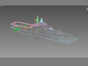 Visby Class Corvette Model 3D