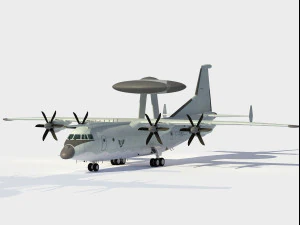 산시성 KJ-500 3D 모델