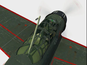 Mitsubishi A6MZero Modello 3D