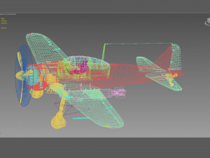 Mitsubishi A6M Zero 3D मॉडल