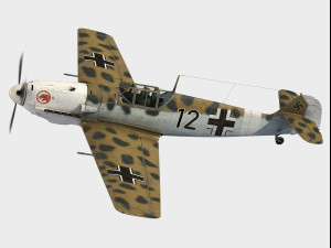 Messerschmitt Bf 109 E4 3D Model
