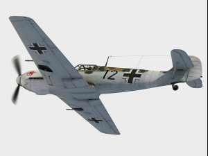 Messerschmitt Bf 109 E4 3D Model